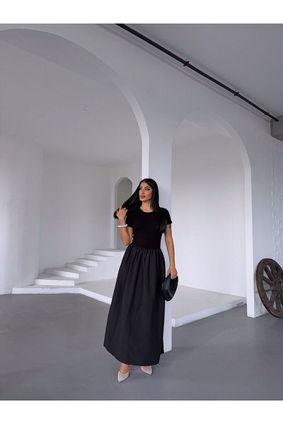 BelezaStore Dress Ci̇ty Cool Half Sleeve Cut Minimal Sports Stylish Premium Quality Black Dress