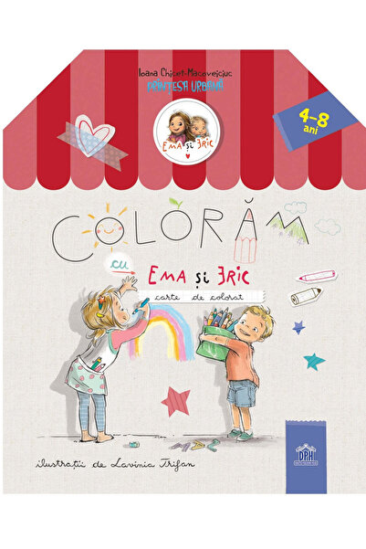 Editura Univers Colorăm cu Ema și Eric. Carte de colorat, Ioana Chicet-Macoveiciuc
