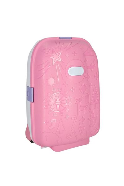 UNIQVIBE Troler pentru Copii cu Maner Extensibil RollyON UniqViBE® 43 CM, Pink
