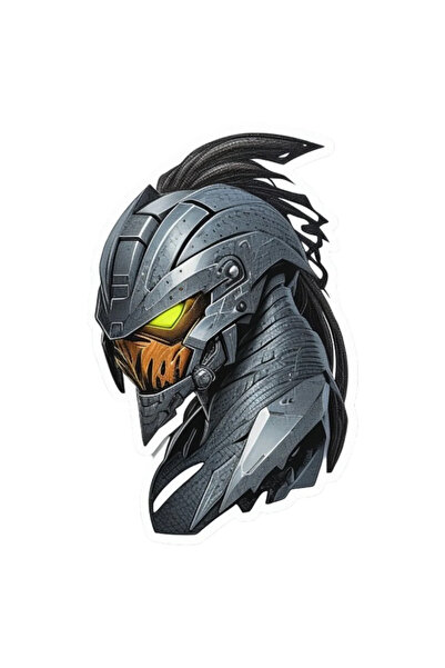 INOVATIX Set de 8 piese, autocolant Cyber ​​Predator, INOVATIX®. 6 cm