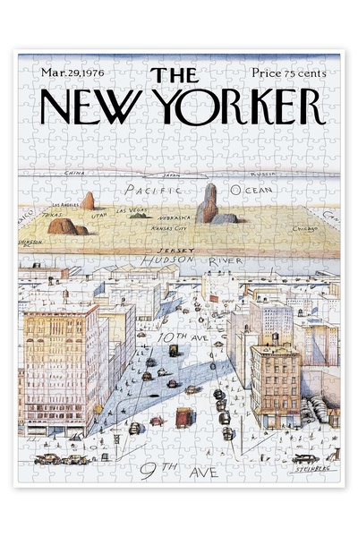 Jeronkarji New Yorker 500 Parça Puzzle Yapboz Şehir Manzara Temalı Hobilik