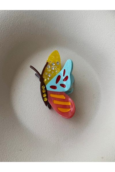 mos&more Colorful Bone Butterfly Elegance Latch Buckle
