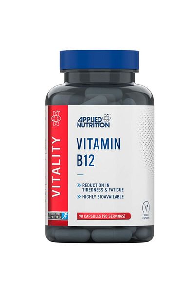 applied nutrition Applied Nutrition Vitamin B 12, 90 Tablets, 1000 mcg, Halal Certified