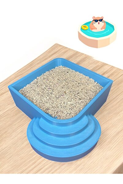 3boyutcraft Hamster Ve Guineapig Tuvalet Kabı Havuz Şeklinde