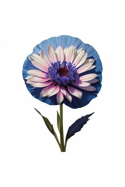 INOVATIX Set of 8, Blueberry Flower Sticker, INOVATIX®. 6 cm