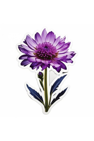 INOVATIX Set of 8 pieces, Blueberry Flower Sticker, INOVATIX®. 6 cm