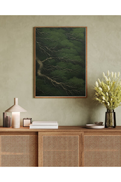 woodhomeworks Tek Parça Salon Ofis Dekor Tablo Ttk