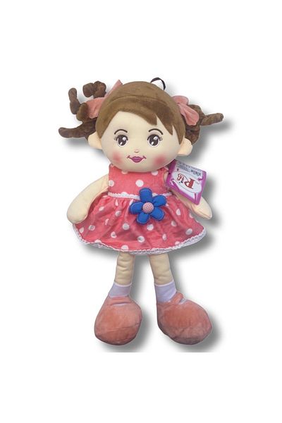 JPT Doll with coral dress sings aram sam sam