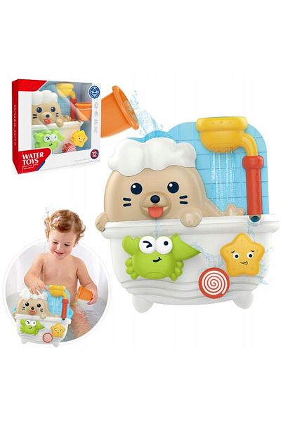 indiggo Set Jucarie de Baie pentru Copii si Bebelusi HappyLion Indiggo