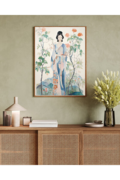 woodhomeworks Tek Parça Salon Ofis Dekor Tablo Ttk