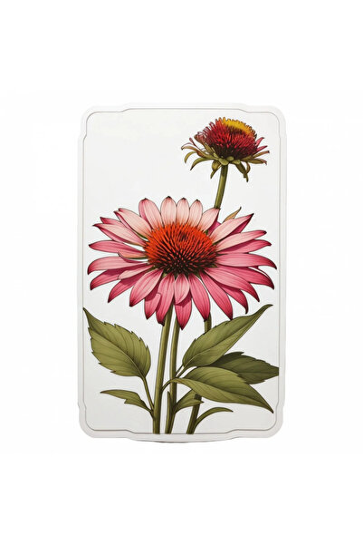 INOVATIX Set de 8 piese, autocolant floare de Echinacea cu boboc, INOVATIX®. ...