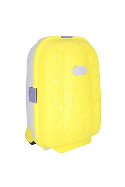 UNIQVIBE Troler pentru Copii cu Maner Extensibil RollyON UniqViBE 43 CM, Roti Silentioase, Inchidere cu 3 Cla