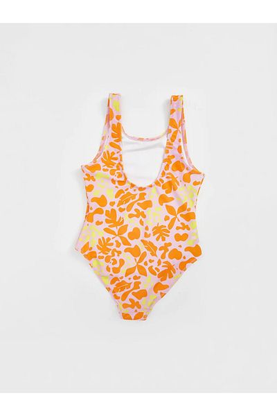 LC Waikiki Lcw Kids Pink Quick Dry Uv Protection Swimsuit for Girls