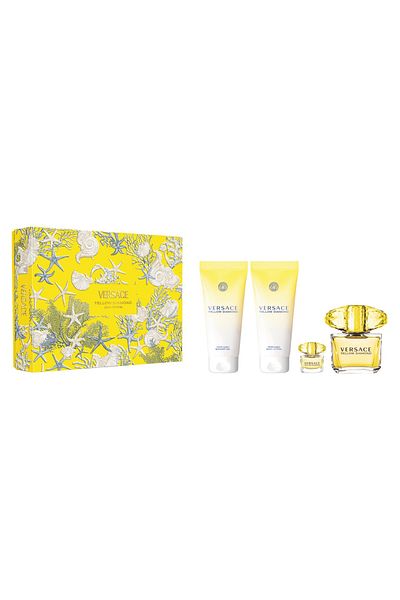 Versace Yellow Diamond Gift Set, Women, Edt 90ml Shower Gel, 100ml Body Lotion, 100ml Edt 5ml