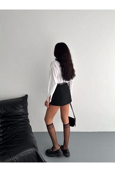 varis marketing Skirt with Shorts - Black