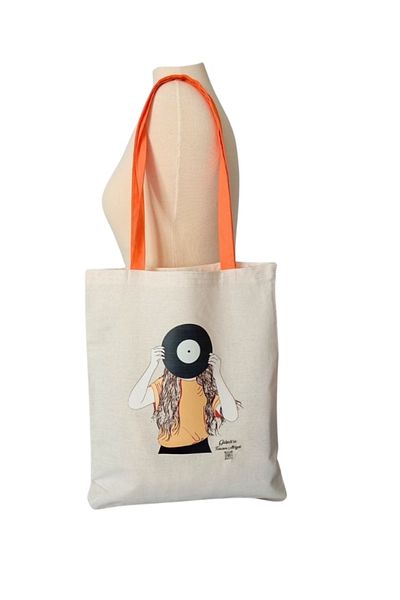 Gülşahın Tasarım Atölyesi Printed Raw Cloth Bag