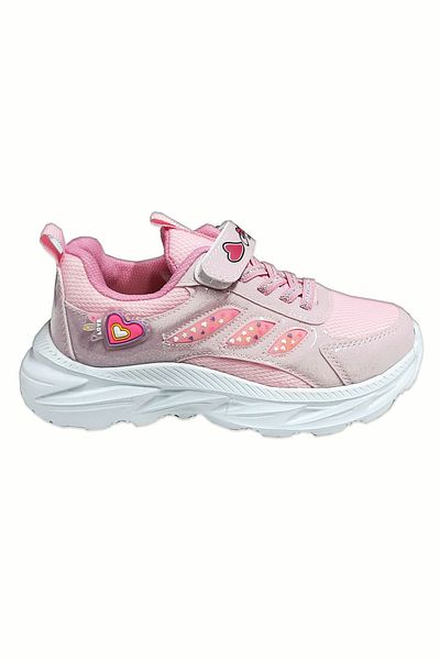 welissa Ανοιχτό ροζ Velcro Elastic Παιδικά Αθλητικά Παπούτσια Ελαφριά Σόλα Άνετη