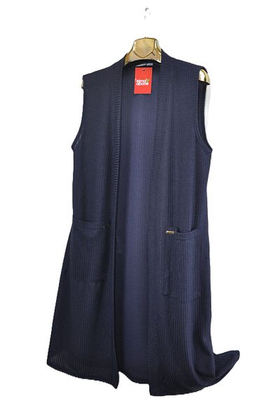 elma abone New Season Large Size Knitted Short Vest