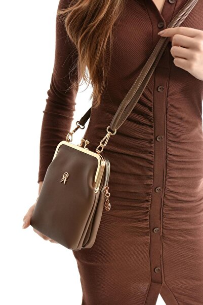 Bipanya Geantă de umăr pentru femei Pisa Scholarship – Geantă de umăr elegantă și funcțională cu clemă aurie BP-4860O