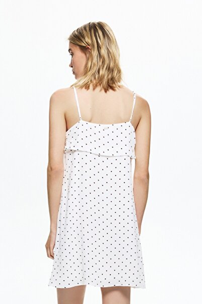 Pull & Bear Puantiye desenli kısa elbise