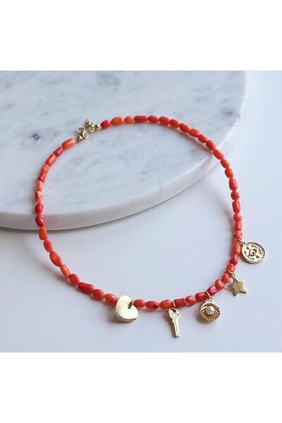 Venus Design Mercan Charmlı Kolye