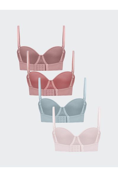 LC Waikiki Lcw Underwire Non-Padded Plain T-Shirt Bra 4-Piece New Season
