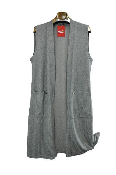elma abone New Season Large Size Knitted Short Vest