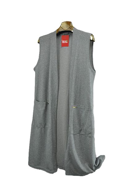 elma abone New Season Large Size Knitted Short Vest