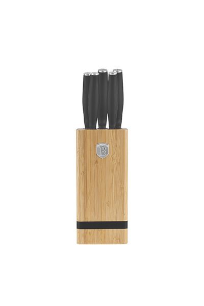 Berlinger Haus 6-piece knife set with bamboo stand Anthracite Berlinger Haus BH 2968