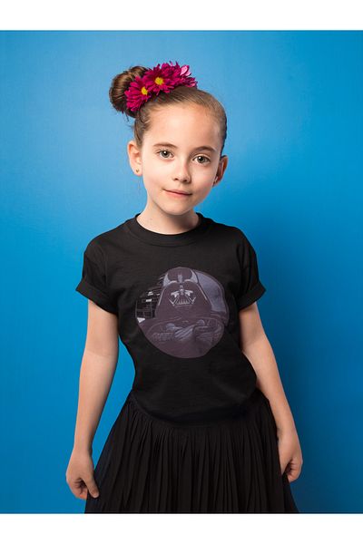 SEVBANO Tricou unisex pentru copii cu desene animate Darth Vader din Star Wars (vârsta 1-12)