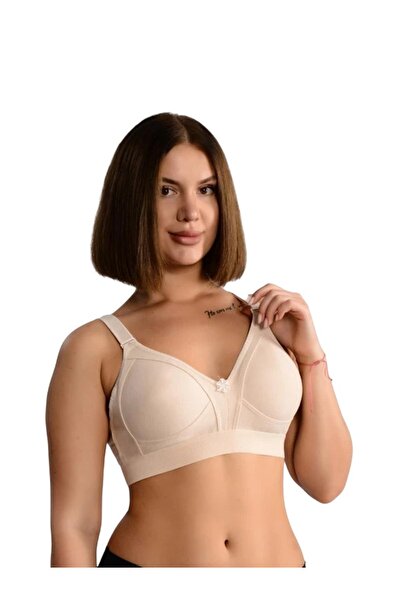 Ebru Bumbac bumbac moale efect modelator Sutien Minimizer pentru femei cu ela...