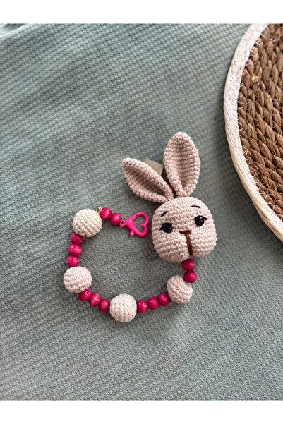 Aia&Co Emzik Zinciri - Emzik Askısı Emzik Tutucu Amigurumi Figürlü