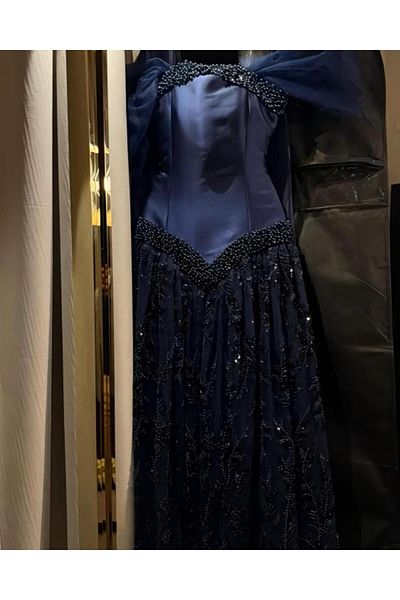 ALANOOD FASHION Navy for evening and special occasions