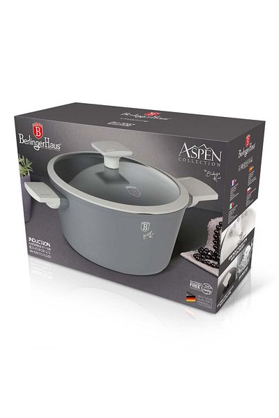 Berlinger Haus Pot with lid, non-stick with titanium 24 cm Aspen Collection Berlinger Haus BH 8260