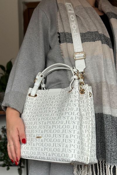 Just Polo JP Original Just Polo Special Design Large Size Casual Hand Knitted Wide Strap 4 Compartment Women's Shoulder Bag