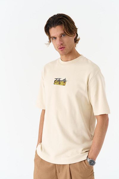 CANMODA Eternity Oversize T-Shirt - Πέτρα
