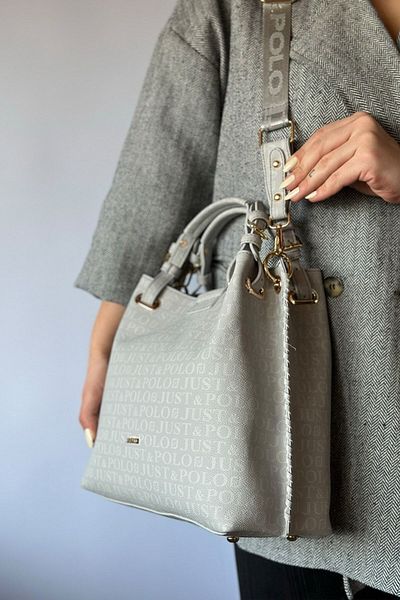 Just Polo JP Original Just Polo Special Design Large Size Casual Hand Knitted Wide Strap 4 Compartment Women's Shoulder Bag