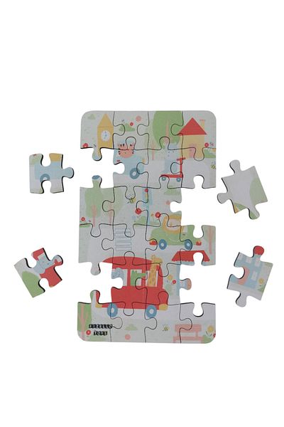 Fizello City of Animals - City of Animals / Small Puzzle 3-7 Years 24 Pieces