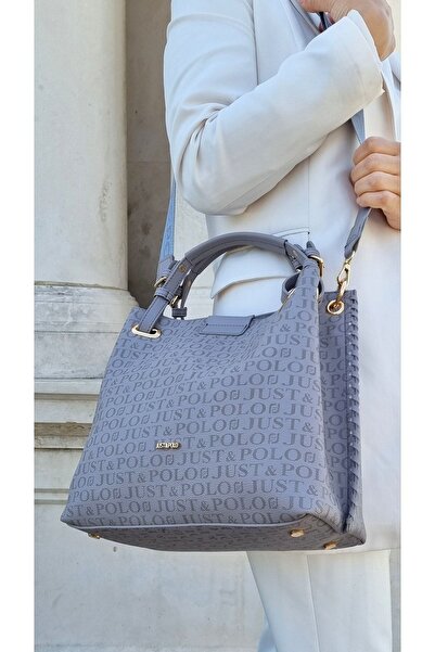 Sargınlar Geantă de mână și de umăr originală Just Polo pentru femei, cu mono...