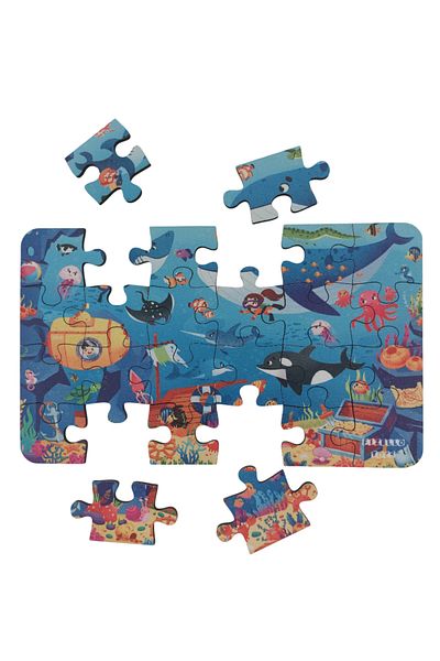 Fizello Rich Sea - Rich Sea / Small Puzzle 3-7 Years 24 Pieces