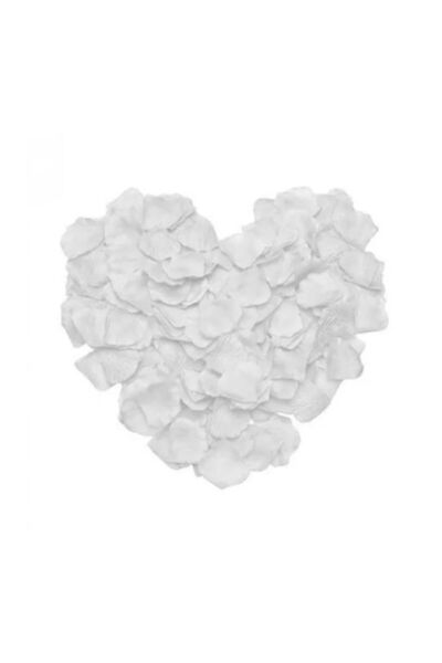 PartAntalya Beyaz Yapay Gül Yaprakları Kumaş Gül Yaprakları Evlilik Teklifi Y...