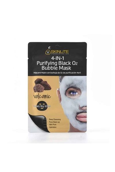 Skinlite Skin Light 4 in 1 Black Oxygen Bubble Mask for Skin Purification 20g