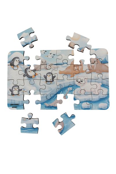 Fizello Arctic Animals - Arctic Animals / Small Puzzle 3-7 Years 24 Pieces