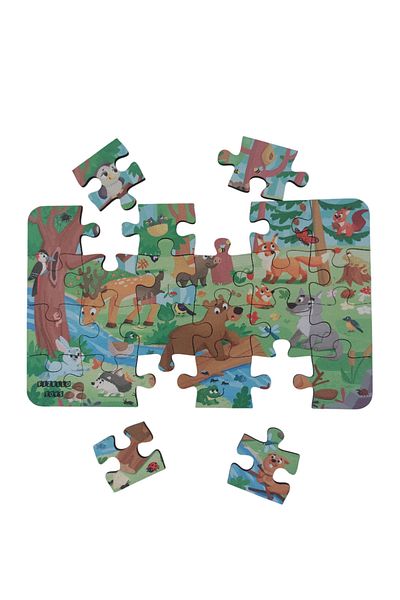 Fizello Animals in the Forest - Animals in the Forest / Small Puzzle 3-7 Years 24 Pieces
