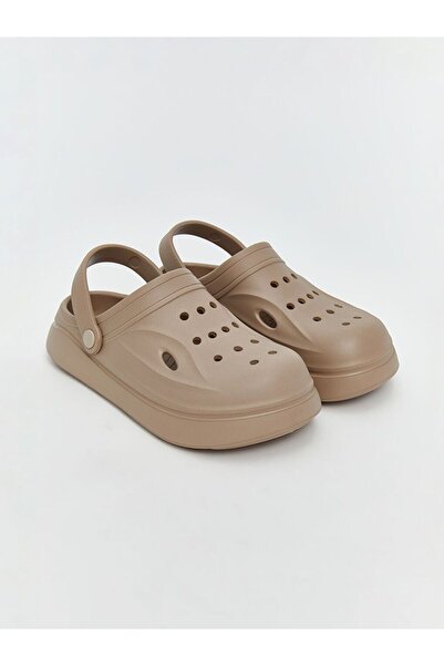 LC Waikiki Lcw Steps Brown Closed-Front Women's Beach Sandals