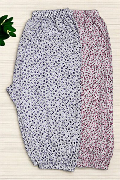 SİERNA 2 τεμάχια γυναικεία κοντός ελαστικός πιτζάμα με σχέδιο κάτω από το γόν...