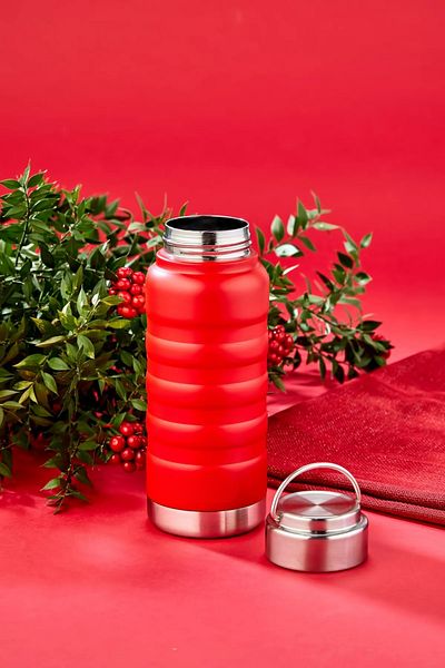 Yaren Style 400 ml Red Stainless Steel Thermos – for Water, Soft Drinks, Tea |   Camping, School, Picnic, Serving & Catering