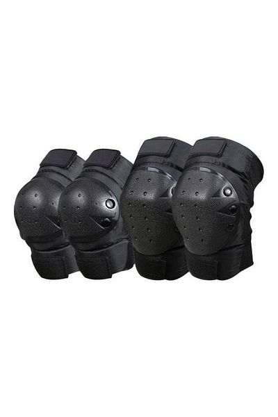 Generic Pair Of Cycling Knee Brace And Elbow Guards