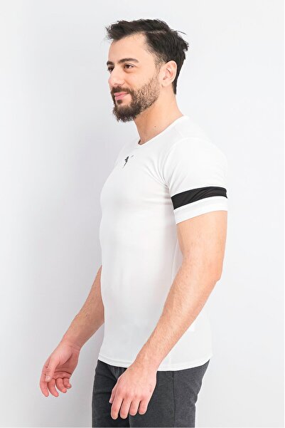 Puma Men Regular Fit Short Sleeve Jersey T-shirt, White