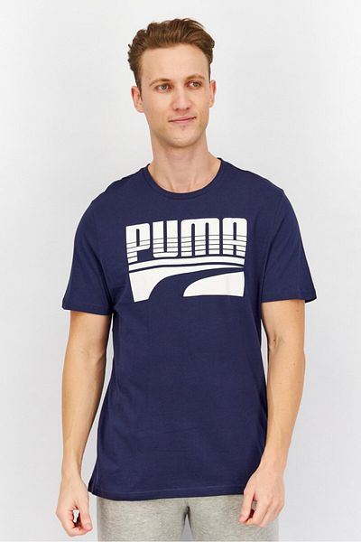 Puma Men Sportswear Fit Short Sleeve Training T-shirt, Peacoat